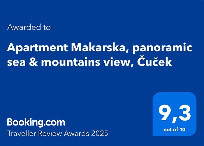Apartment Makarska, Panoramic Sea & Mountains View, Cucek